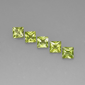 Achetez naturel ct vert péridot gems, carré, en provenance chine chez gemselect. en stock, livraison internationale!