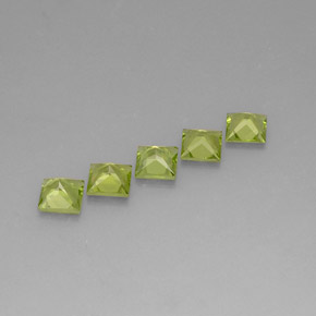 Achetez naturel ct vert péridot gems, carré, en provenance chine chez gemselect. en stock, livraison internationale!