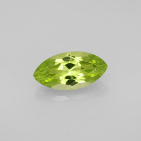 Péridot vert naturelle marquise, 1,27 ct, VVS-VS