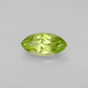 Péridot vert naturelle marquise, 1,27 ct, VVS-VS