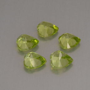 Achetez naturel ct vert péridot gems, forme de coeur, en provenance chine chez gemselect. en stock, livraison internationale!