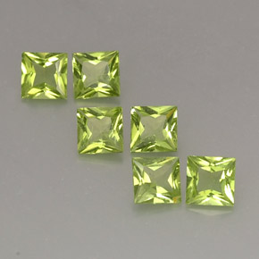 Achetez naturel ct vert péridot gems, carré, en provenance chine chez gemselect. en stock, livraison internationale!
