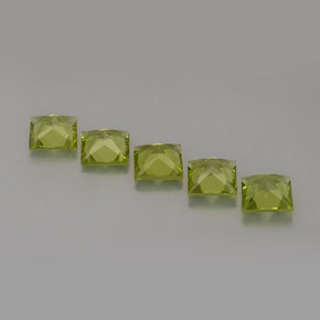 Achetez naturel ct vert péridot gems, carré, en provenance chine chez gemselect. en stock, livraison internationale!
