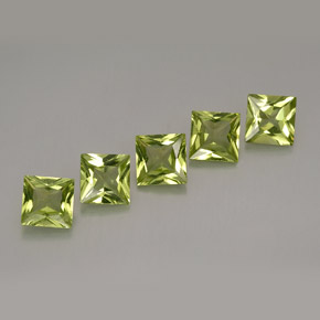 Achetez naturel ct vert péridot gems, carré, en provenance chine chez gemselect. en stock, livraison internationale!