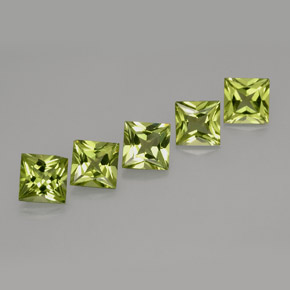 Achetez naturel ct vert péridot gems, carré, en provenance chine chez gemselect. en stock, livraison internationale!
