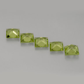 Achetez naturel ct vert péridot gems, carré, en provenance chine chez gemselect. en stock, livraison internationale!