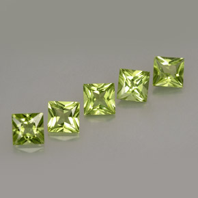 Achetez naturel ct vert péridot gems, carré, en provenance chine chez gemselect. en stock, livraison internationale!