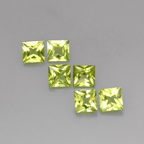 Achetez naturel ct vert péridot gems, carré, en provenance chine chez gemselect. en stock, livraison internationale!