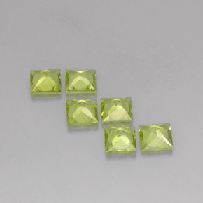 Achetez naturel ct vert péridot gems, carré, en provenance chine chez gemselect. en stock, livraison internationale!