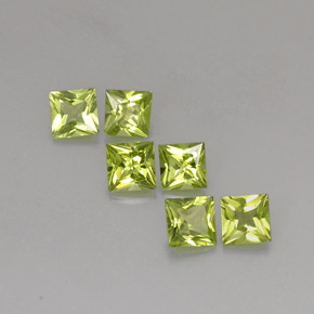 Achetez naturel ct vert péridot gems, carré, en provenance chine chez gemselect. en stock, livraison internationale!