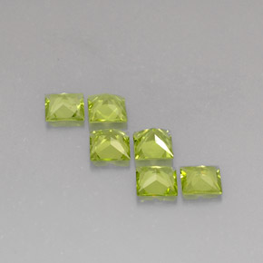 Achetez naturel ct vert péridot gems, carré, en provenance chine chez gemselect. en stock, livraison internationale!