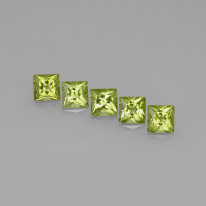 Achetez naturel ct vert péridot gems, carré, en provenance chine chez gemselect. en stock, livraison internationale!