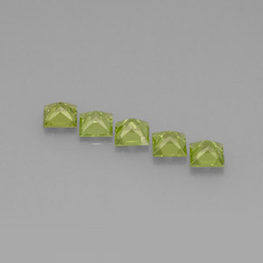 Achetez naturel ct vert péridot gems, carré, en provenance chine chez gemselect. en stock, livraison internationale!