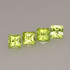 Achetez naturel ct vert péridot gems, carré, en provenance chine chez gemselect. en stock, livraison internationale!