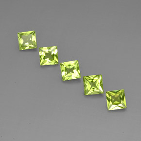 Achetez naturel ct vert péridot gems, carré, en provenance chine chez gemselect. en stock, livraison internationale!