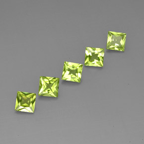 Achetez naturel ct vert péridot gems, carré, en provenance chine chez gemselect. en stock, livraison internationale!