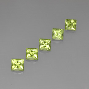 Achetez naturel ct vert péridot gems, carré, en provenance chine chez gemselect. en stock, livraison internationale!