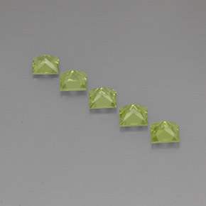 Achetez naturel ct vert péridot gems, carré, en provenance chine chez gemselect. en stock, livraison internationale!