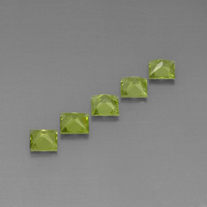 Achetez naturel ct vert péridot gems, carré, en provenance chine chez gemselect. en stock, livraison internationale!