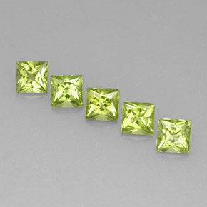 Achetez naturel ct vert péridot gems, carré, en provenance chine chez gemselect. en stock, livraison internationale!