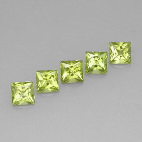 Achetez naturel ct vert péridot gems, carré, en provenance chine chez gemselect. en stock, livraison internationale!