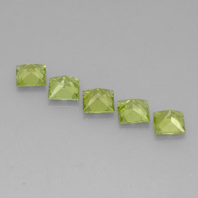 Achetez naturel ct vert péridot gems, carré, en provenance chine chez gemselect. en stock, livraison internationale!