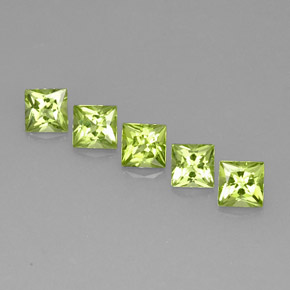 Achetez naturel ct vert péridot gems, carré, en provenance chine chez gemselect. en stock, livraison internationale!
