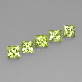 Achetez naturel ct vert péridot gems, carré, en provenance chine chez gemselect. en stock, livraison internationale!