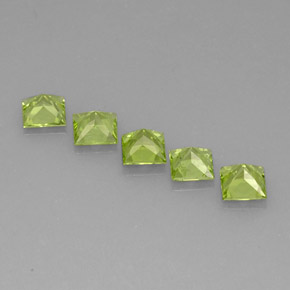Achetez naturel ct vert péridot gems, carré, en provenance chine chez gemselect. en stock, livraison internationale!
