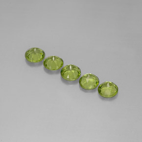 Achetez naturel ct vert péridot gems, coupe roude, en provenance chine chez gemselect. en stock, livraison internationale!