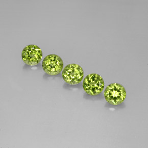 Achetez naturel ct vert péridot gems, coupe roude, en provenance chine chez gemselect. en stock, livraison internationale!