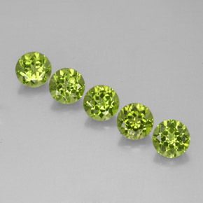 Achetez naturel ct vert péridot gems, coupe roude, en provenance chine chez gemselect. en stock, livraison internationale!