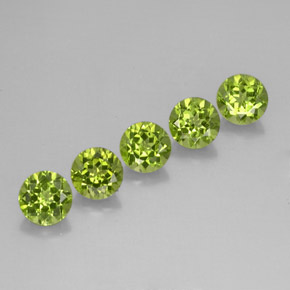 Achetez naturel ct vert péridot gems, coupe roude, en provenance chine chez gemselect. en stock, livraison internationale!