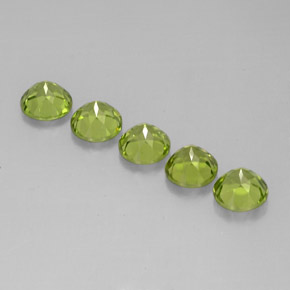 Achetez naturel ct vert péridot gems, coupe roude, en provenance chine chez gemselect. en stock, livraison internationale!