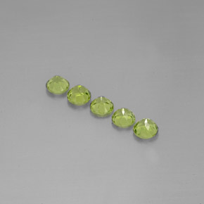 Achetez naturel ct vert péridot gems, coupe roude, en provenance chine chez gemselect. en stock, livraison internationale!