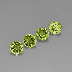 Achetez naturel ct vert péridot gems, coupe roude, en provenance chine chez gemselect. en stock, livraison internationale!