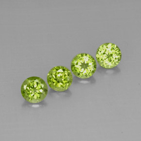 Achetez naturel ct vert péridot gems, coupe roude, en provenance chine chez gemselect. en stock, livraison internationale!