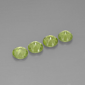 Achetez naturel ct vert péridot gems, coupe roude, en provenance chine chez gemselect. en stock, livraison internationale!