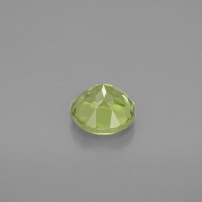 Péridot vert naturelle coupe roude, 0,98 ct, VS