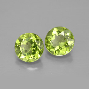 Achetez naturel ct vert péridot gems, coupe roude, en provenance chine chez gemselect. en stock, livraison internationale!