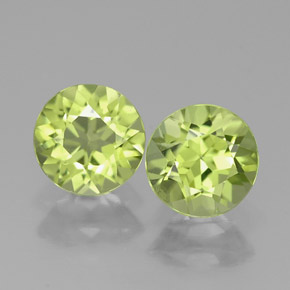 Achetez naturel ct vert péridot gems, coupe roude, en provenance chine chez gemselect. en stock, livraison internationale!