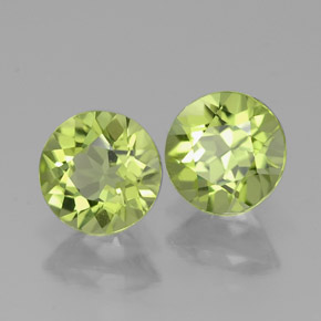 Achetez naturel ct vert péridot gems, coupe roude, en provenance chine chez gemselect. en stock, livraison internationale!