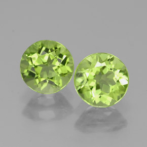 Achetez naturel ct vert péridot gems, coupe roude, en provenance chine chez gemselect. en stock, livraison internationale!