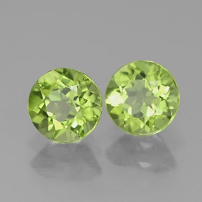 Achetez naturel ct vert péridot gems, coupe roude, en provenance chine chez gemselect. en stock, livraison internationale!