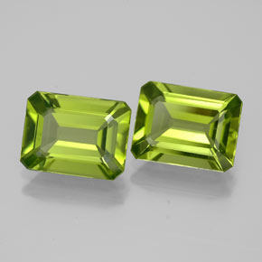 Achetez naturel ct vert péridot gems, taille émeraude, en provenance chine chez gemselect. en stock, livraison internationale!