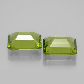 Achetez naturel ct vert péridot gems, taille émeraude, en provenance chine chez gemselect. en stock, livraison internationale!