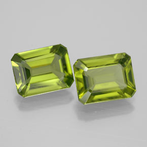 Achetez naturel ct vert péridot gems, taille émeraude, en provenance chine chez gemselect. en stock, livraison internationale!