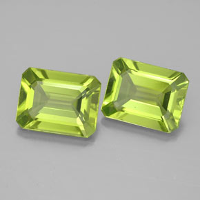 Achetez naturel ct vert péridot gems, taille émeraude, en provenance chine chez gemselect. en stock, livraison internationale!
