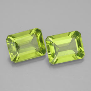 Achetez naturel ct vert péridot gems, taille émeraude, en provenance chine chez gemselect. en stock, livraison internationale!