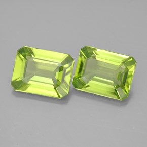Achetez naturel ct vert péridot gems, taille émeraude, en provenance chine chez gemselect. en stock, livraison internationale!
